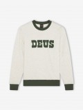 Camisola Deus Ex Machina Picklock Crew Bege e Verde