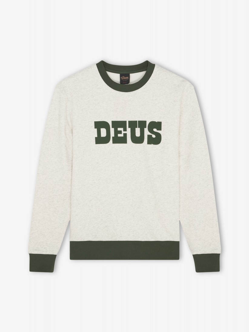 Camisola Deus Ex Machina Picklock Crew Bege e Verde
