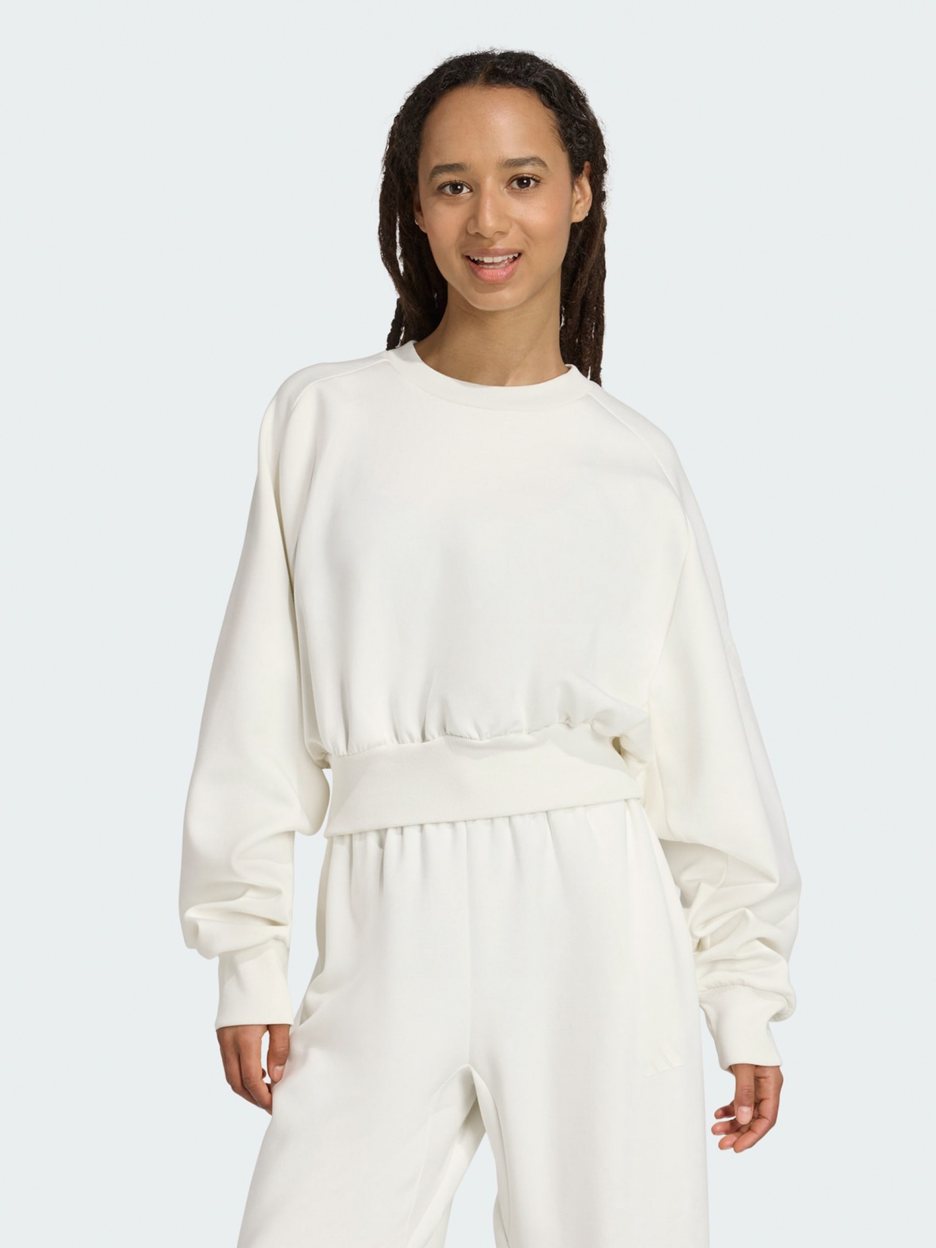 Camisola Adidas Soft Lux Loose Branca