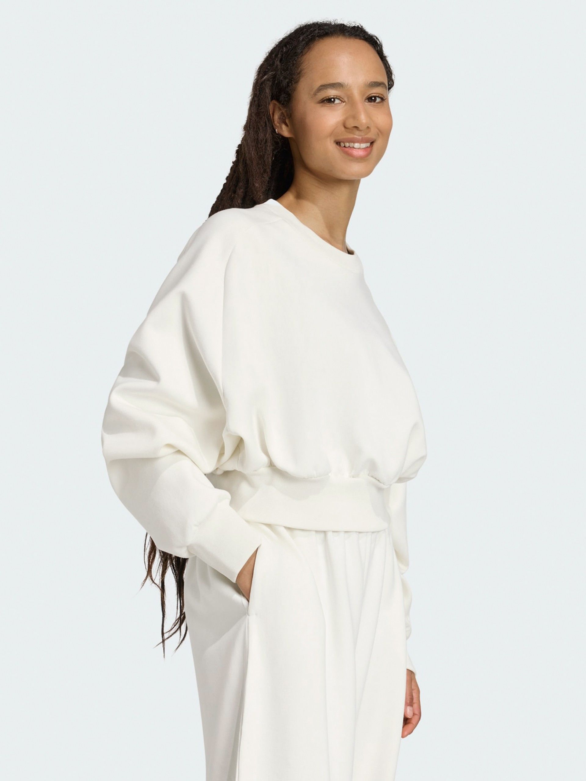 Camisola Adidas Soft Lux Loose Branca