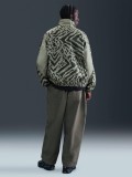 Nike Air Half-Zip Printed Green Jacket For Men