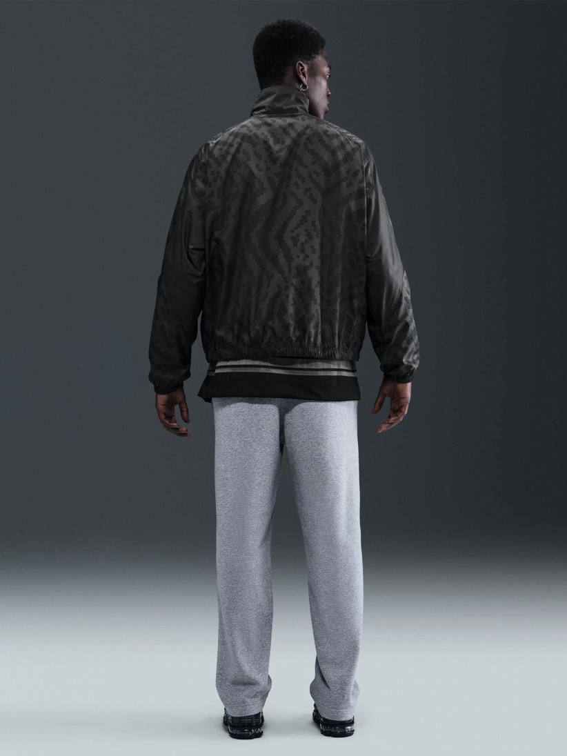 Nike Air Half-Zip Printed Grey Jacket For Men