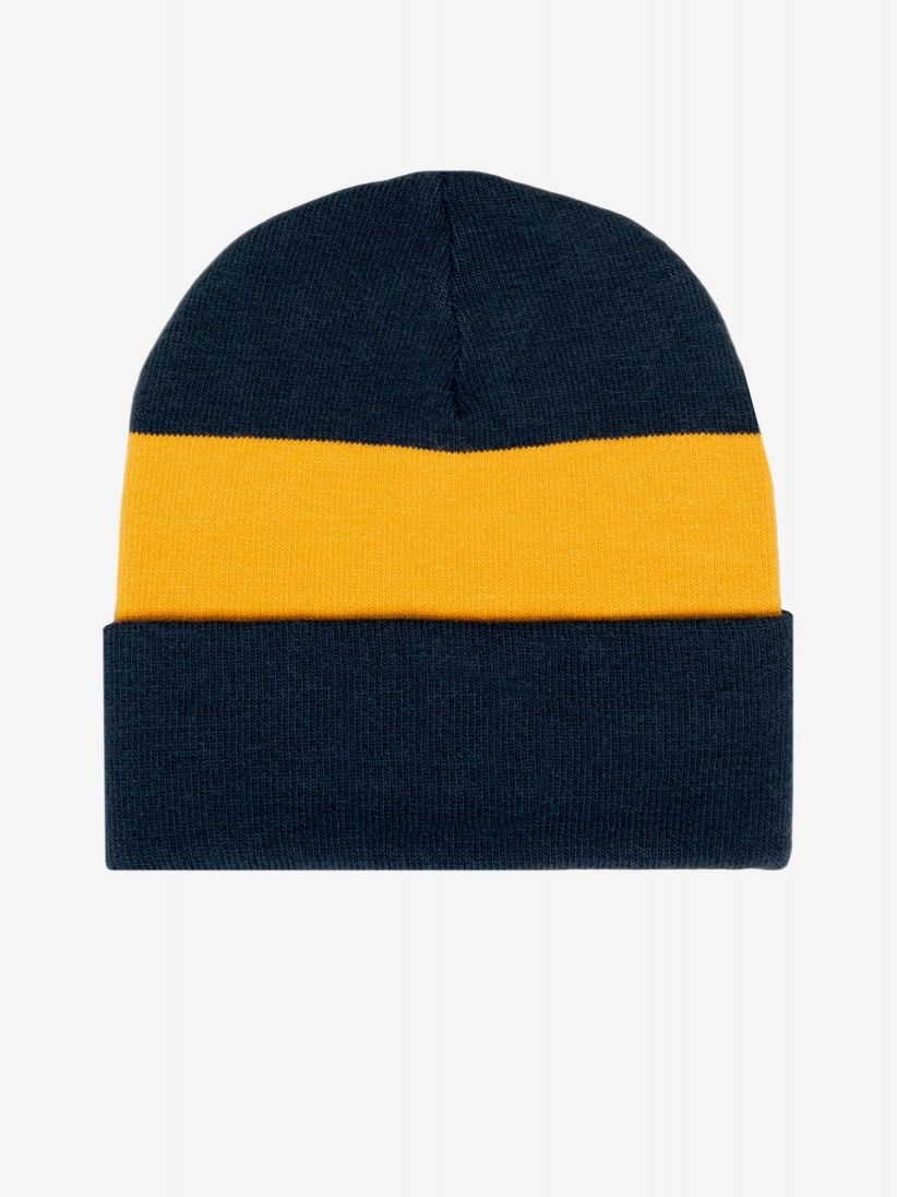 Gorro Herschel Elmer Pattern Con Raya Azul Marino y Amarillo