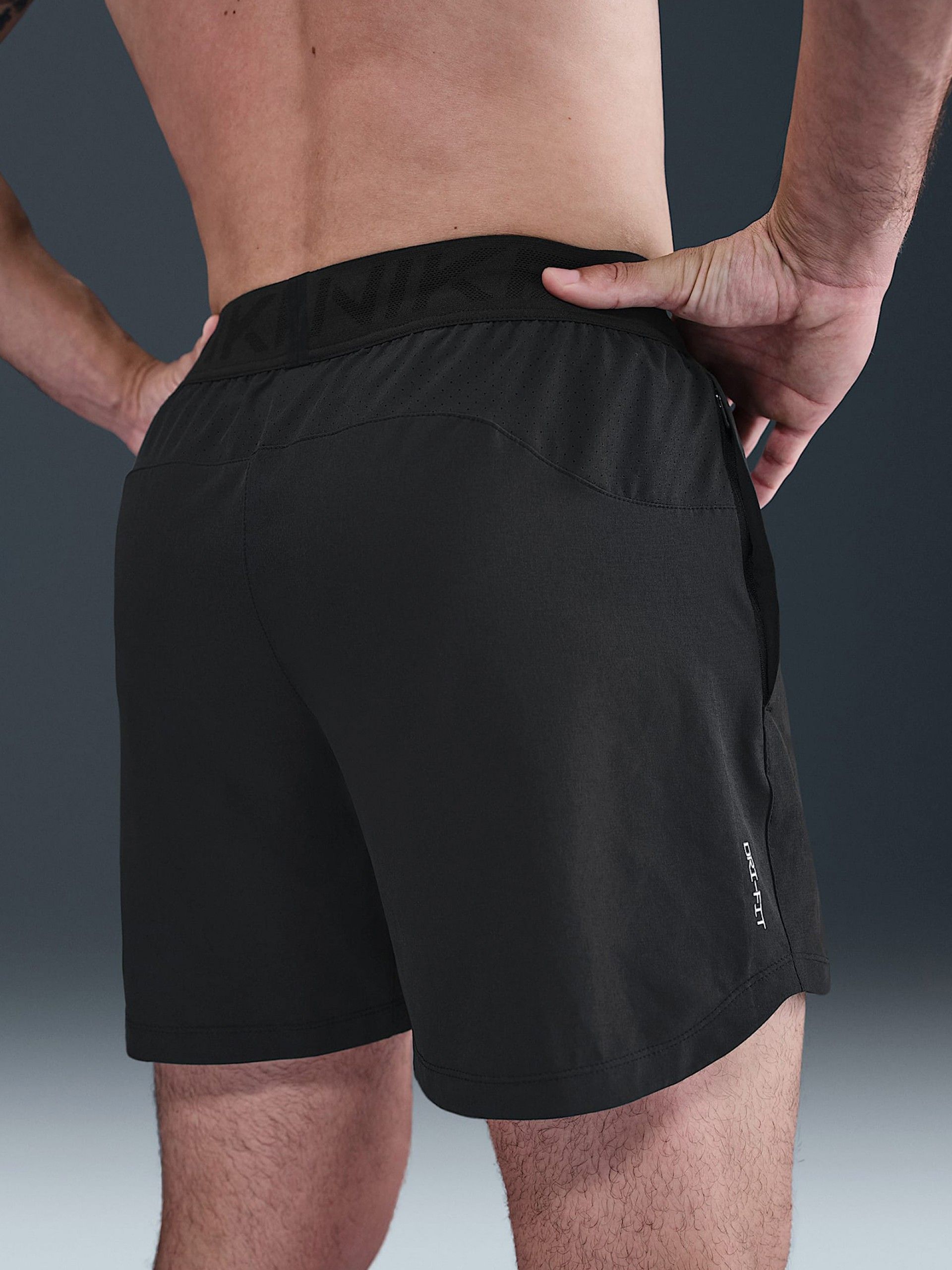 Nike Pro Dri-FIT 15cm Black Training Shorts For Men