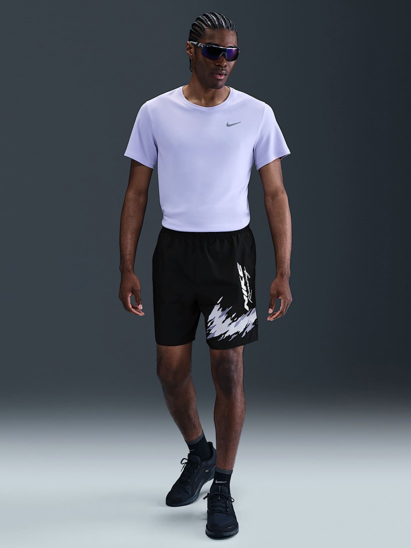 Nike Challenger Dri-FIT 18cm Black Running Shorts For Men