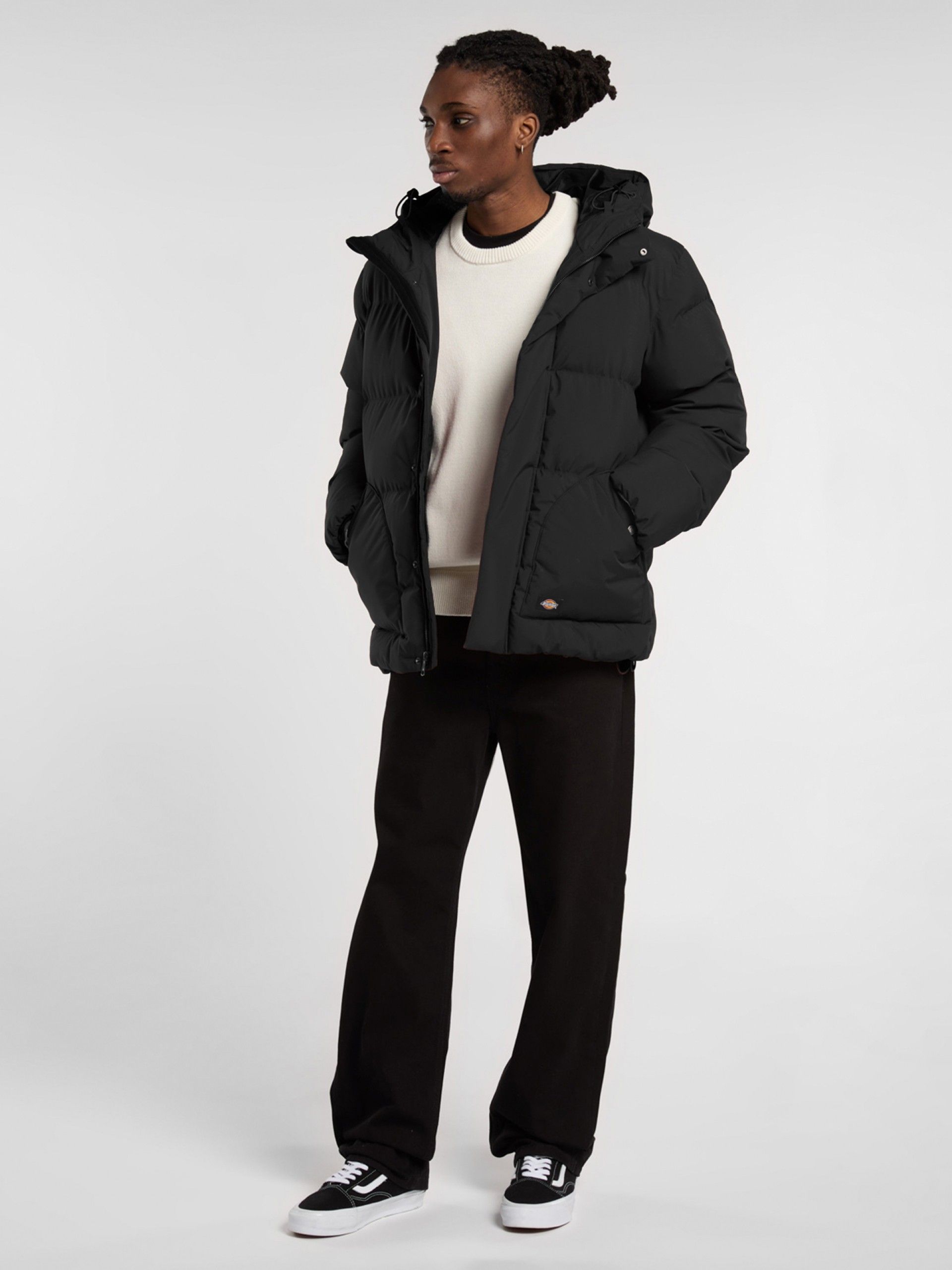 Chaqueta con Capucha Dickies Eagleville Negra