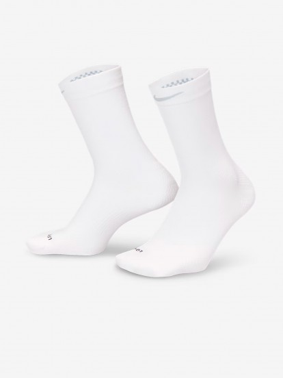 Meias de Running Nike Lightweight de Cano Alto Brancas