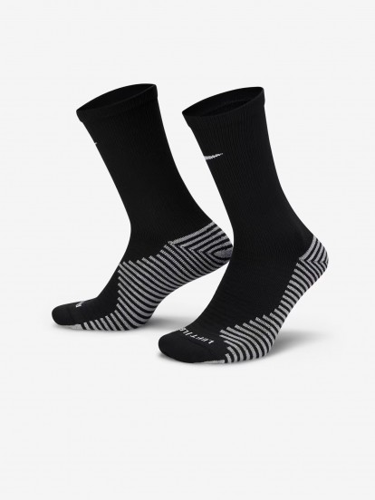 Meias de Futebol Nike Strike Crew Pretas