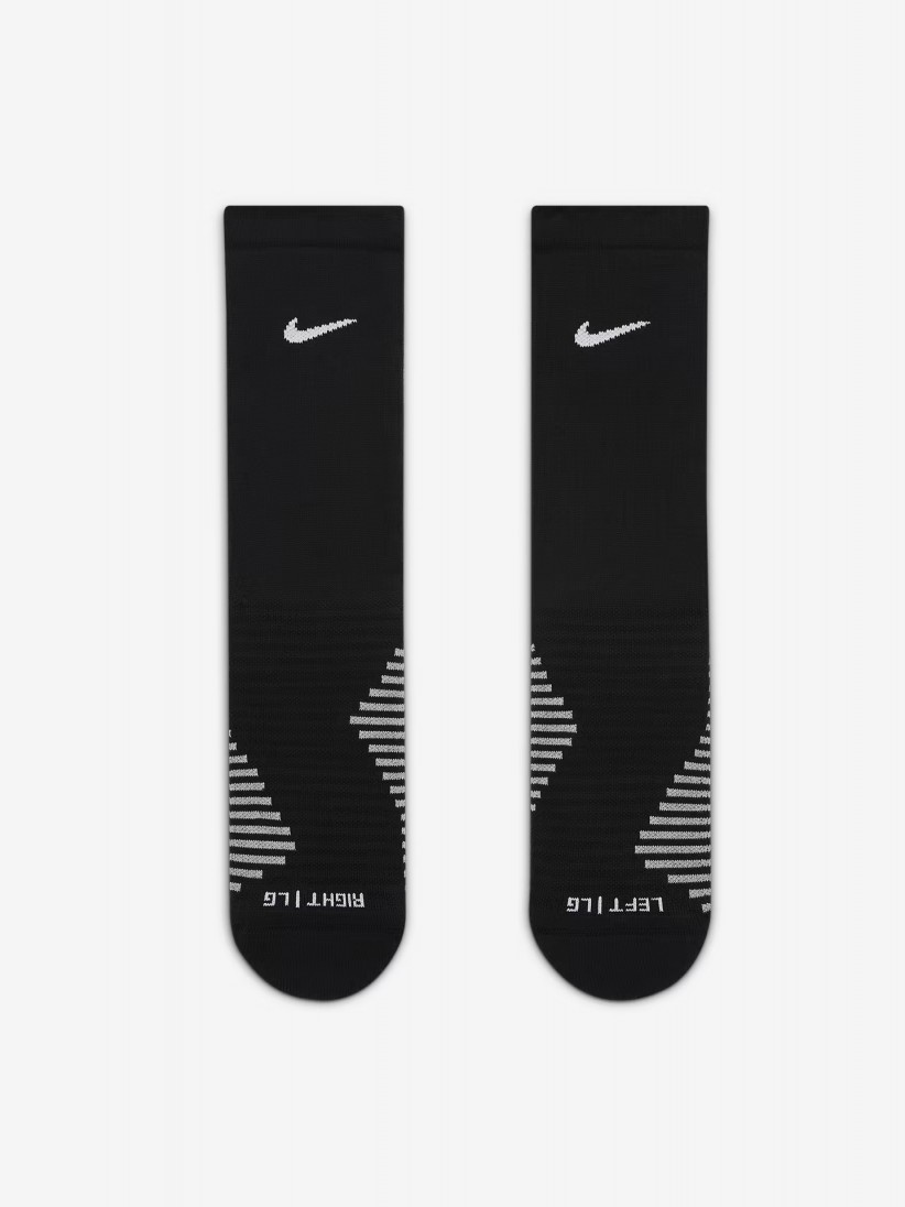 Meias de Futebol Nike Strike Crew Pretas