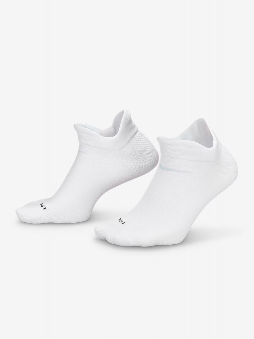 Meias de Running Nike Lightweight No Show Brancas