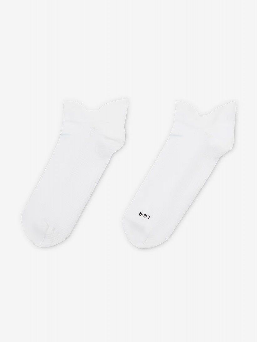 Meias de Running Nike Lightweight No Show Brancas