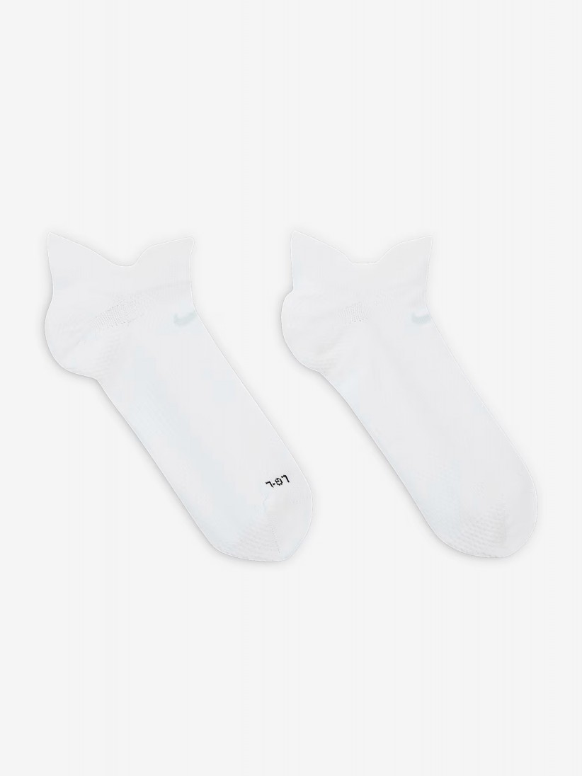 Meias de Running Nike Lightweight No Show Brancas