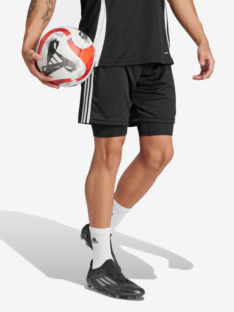 Adidas Aeroready Techfit Black Tight Football Shorts