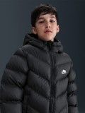 Casaco com Capuz Nike Sportswear All Day Play Therma-FIT Loose Jnior Preto