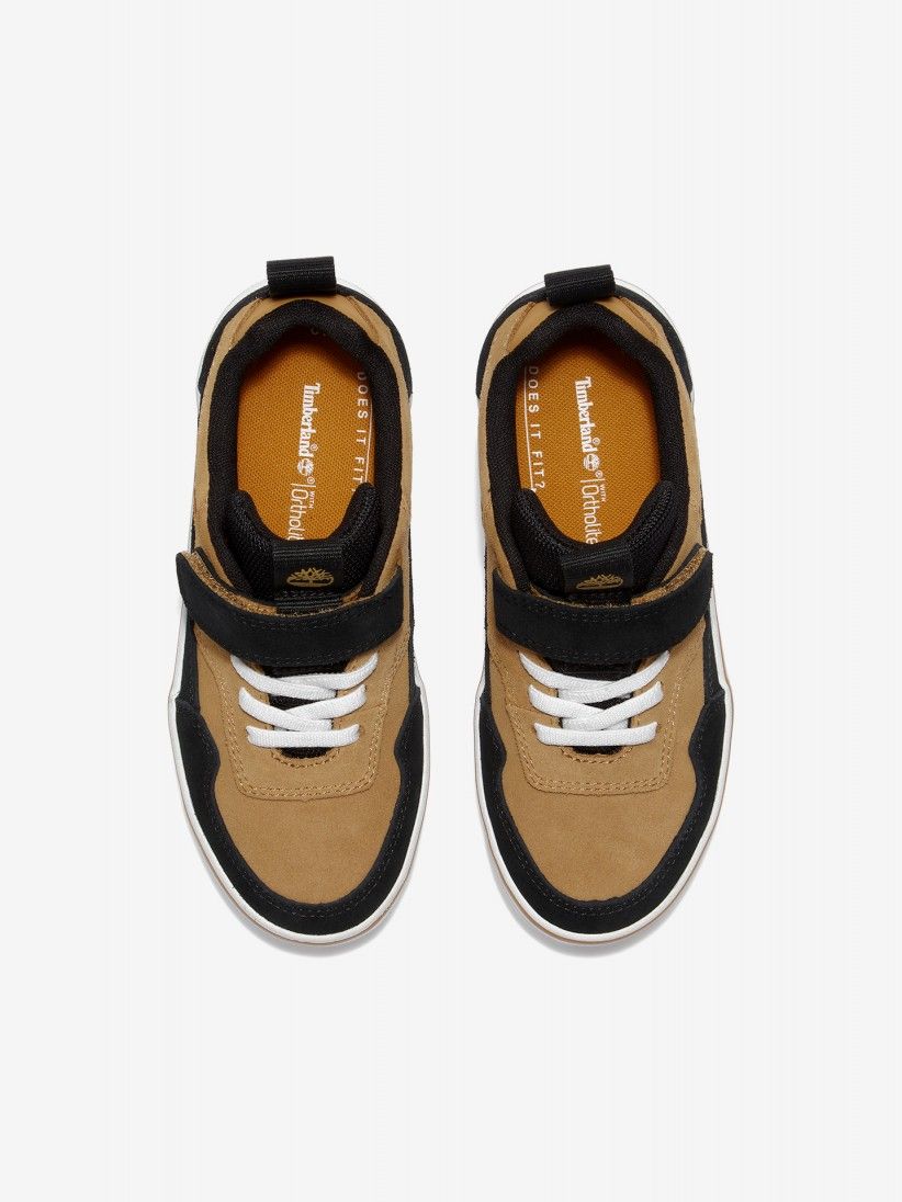 Sapatilhas Timberland Stone Jump Low Com Velcro Criana Camel