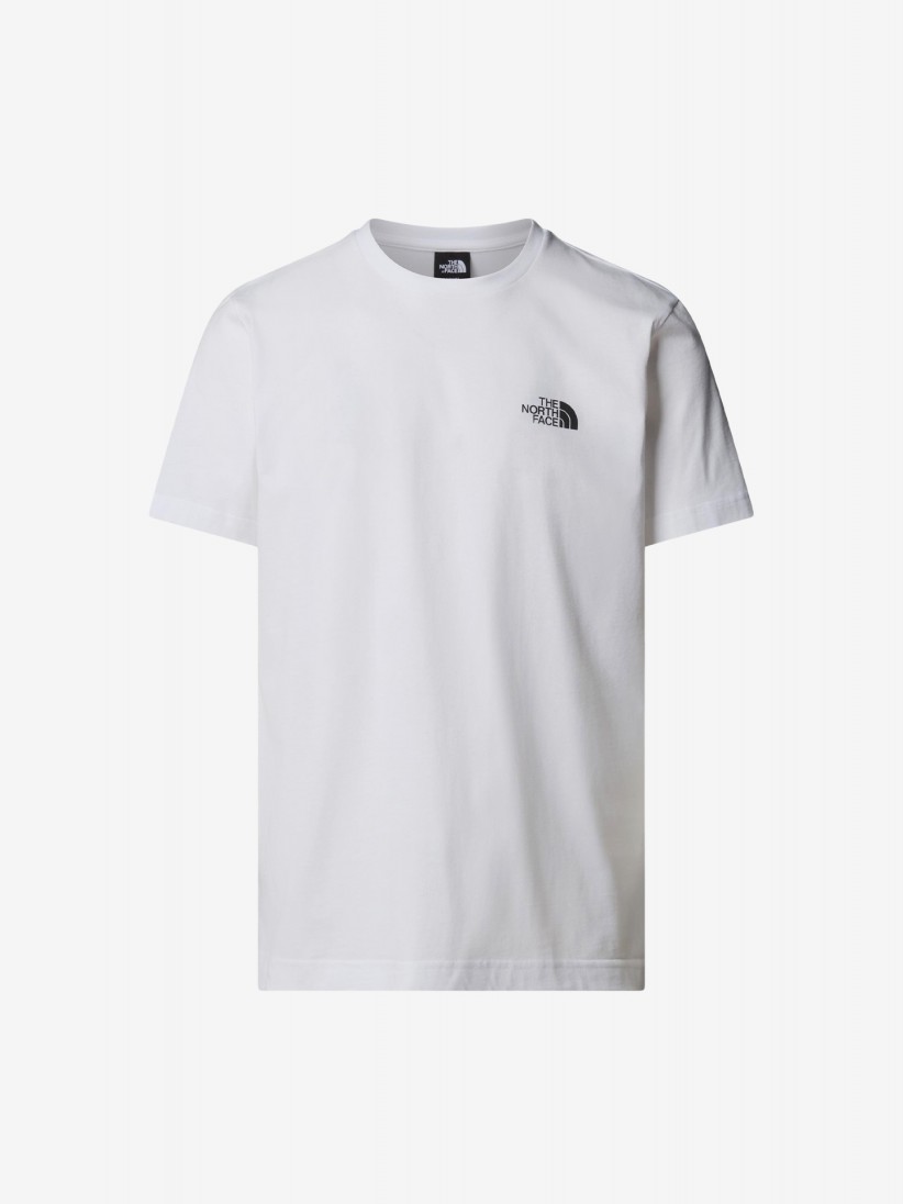 T-shirt The North Face Mountain Sketch Branca
