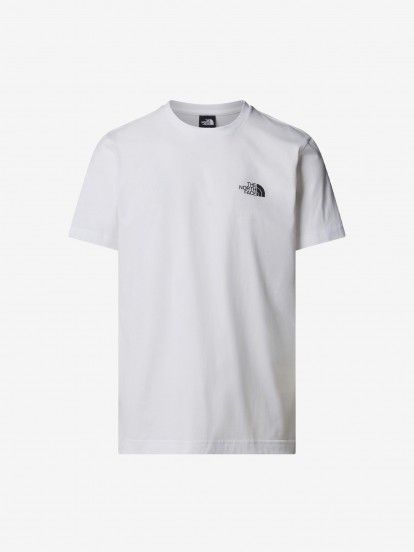 T-shirt The North Face Mountain Sketch Branca