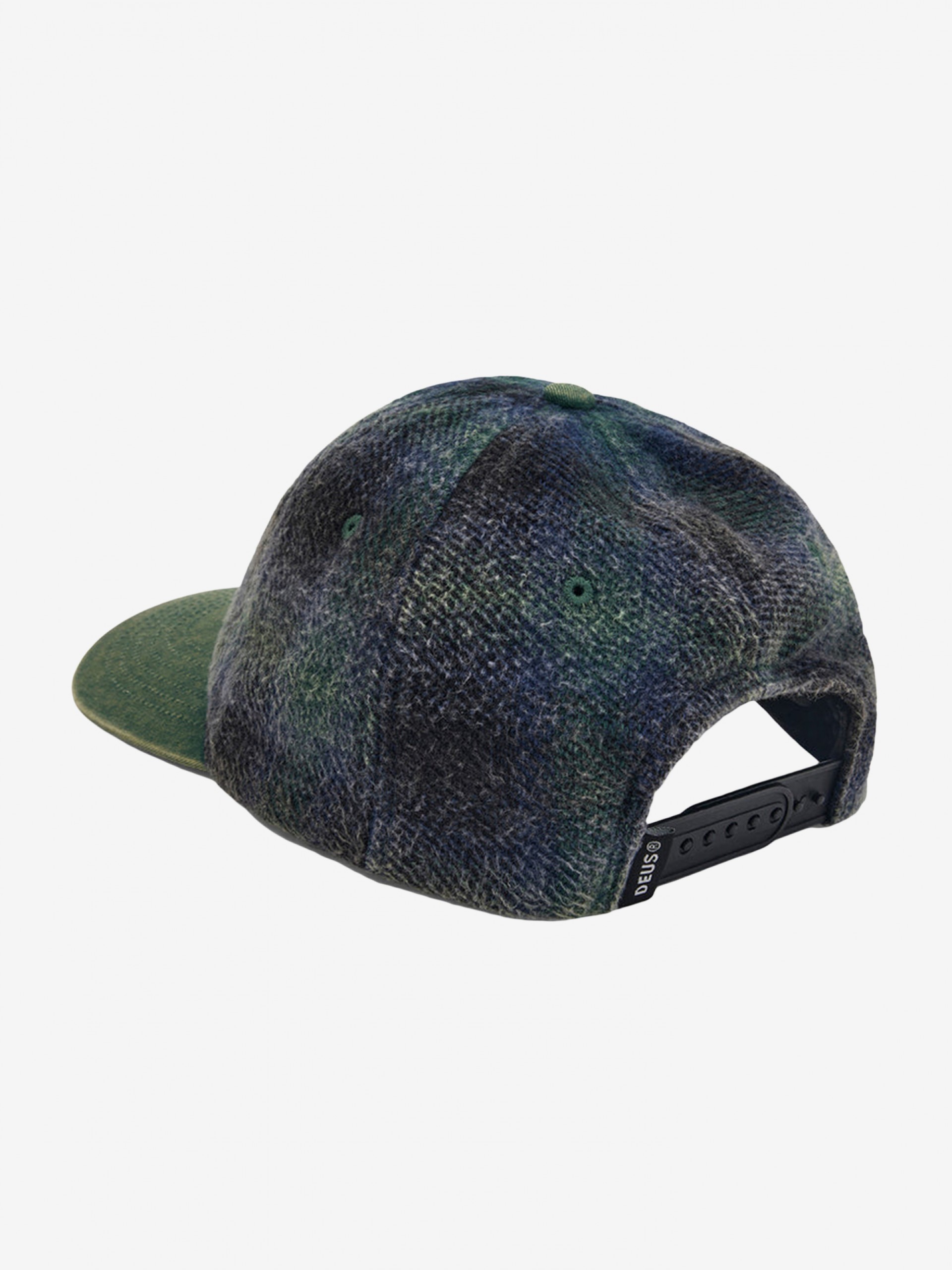 Gorra Deus Ex Machina Vacay Check Verde y Azul
