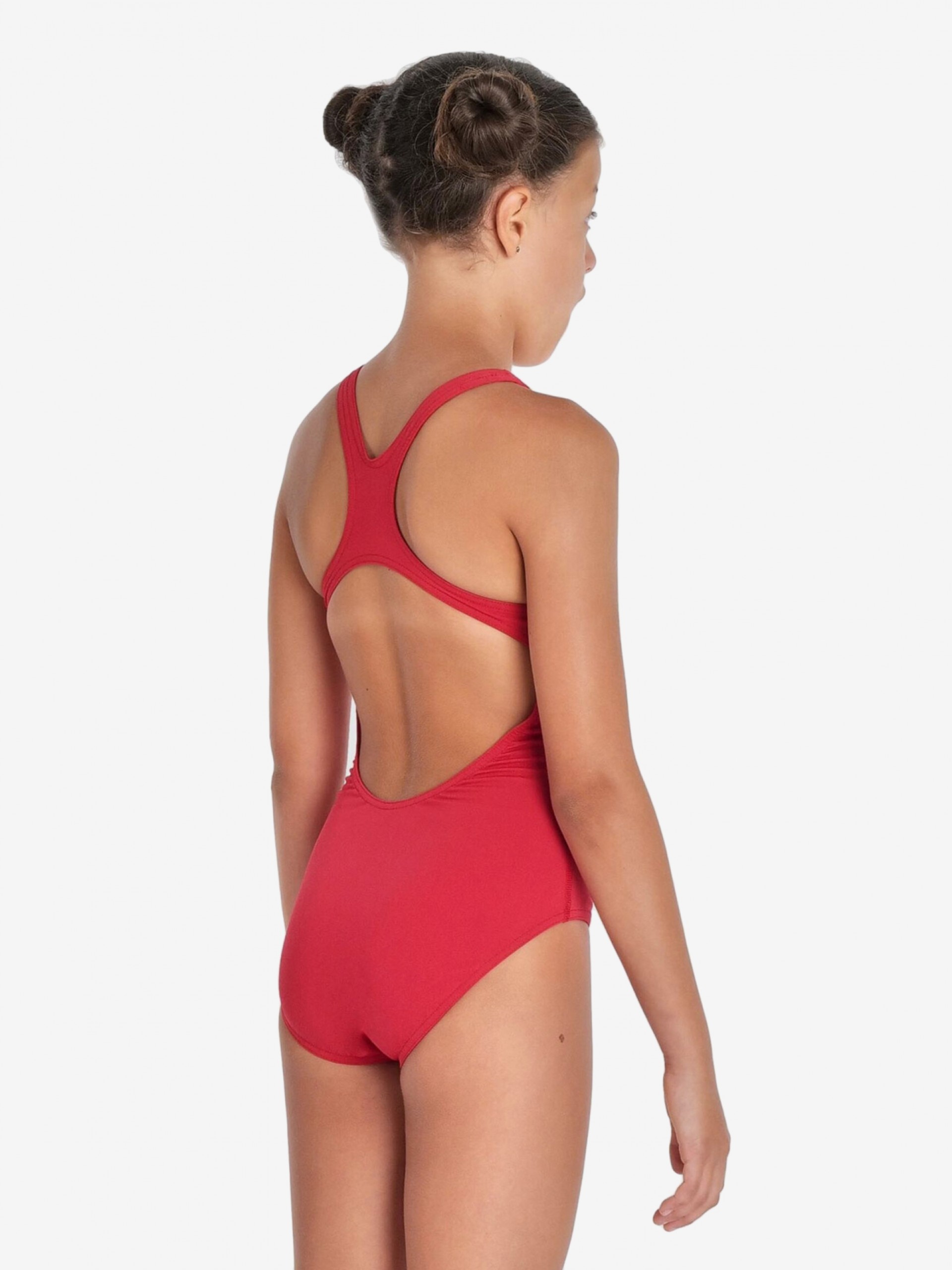Arena Team Swim Pro Solid Kids Red Swimsuit
