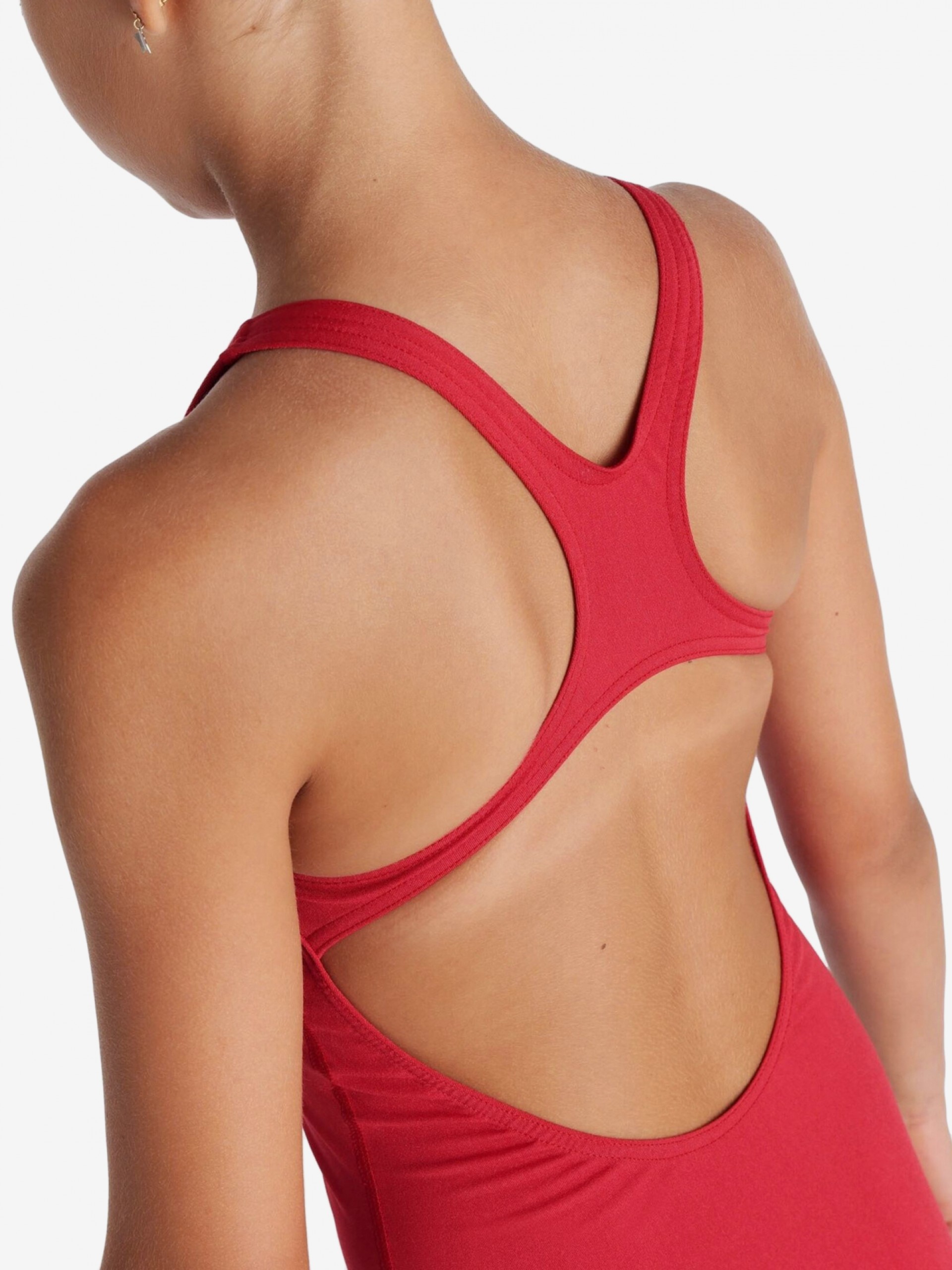 Arena Team Swim Pro Solid Kids Red Swimsuit