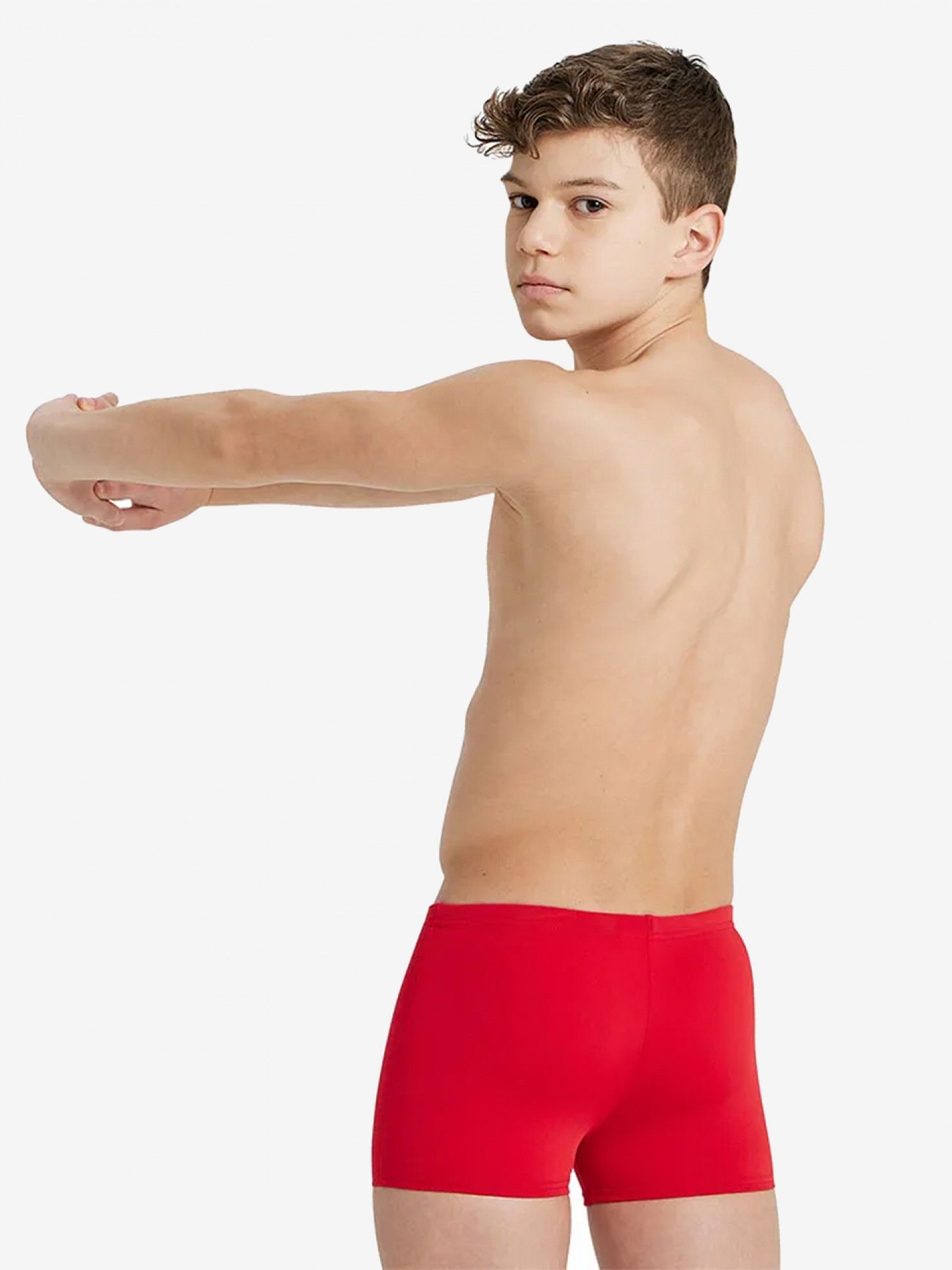Arena Team Solid Kids Red Swimming Shorts