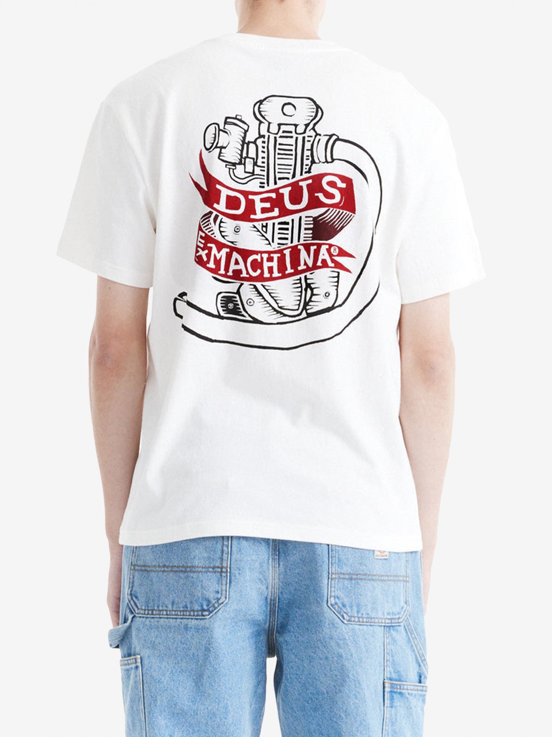 Deus Ex Machina Jailer Sappy White T-shirt