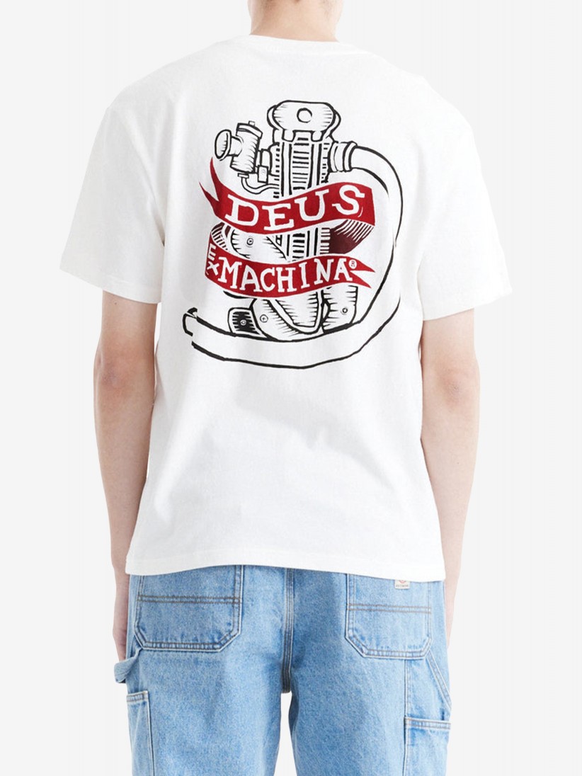 Deus Ex Machina Jailer Sappy White T-shirt