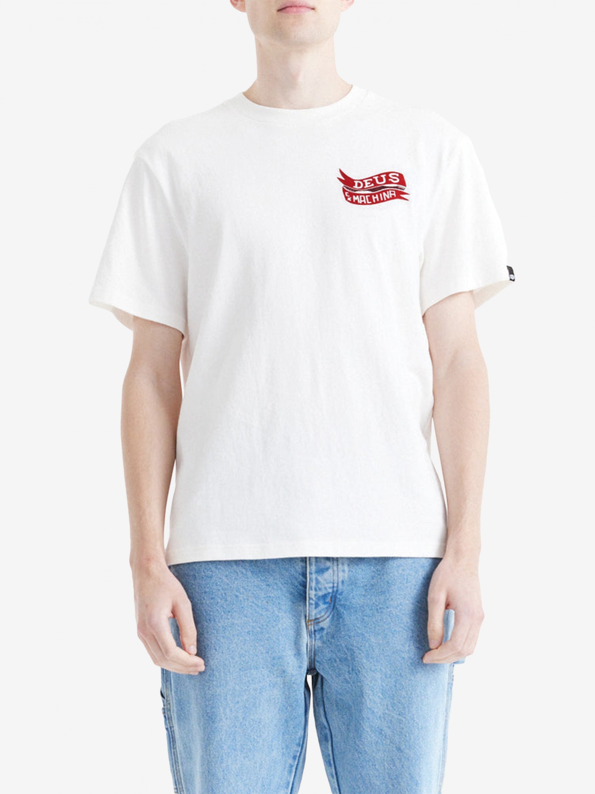 Camiseta Deus Ex Machina Jailer Sappy Blanca