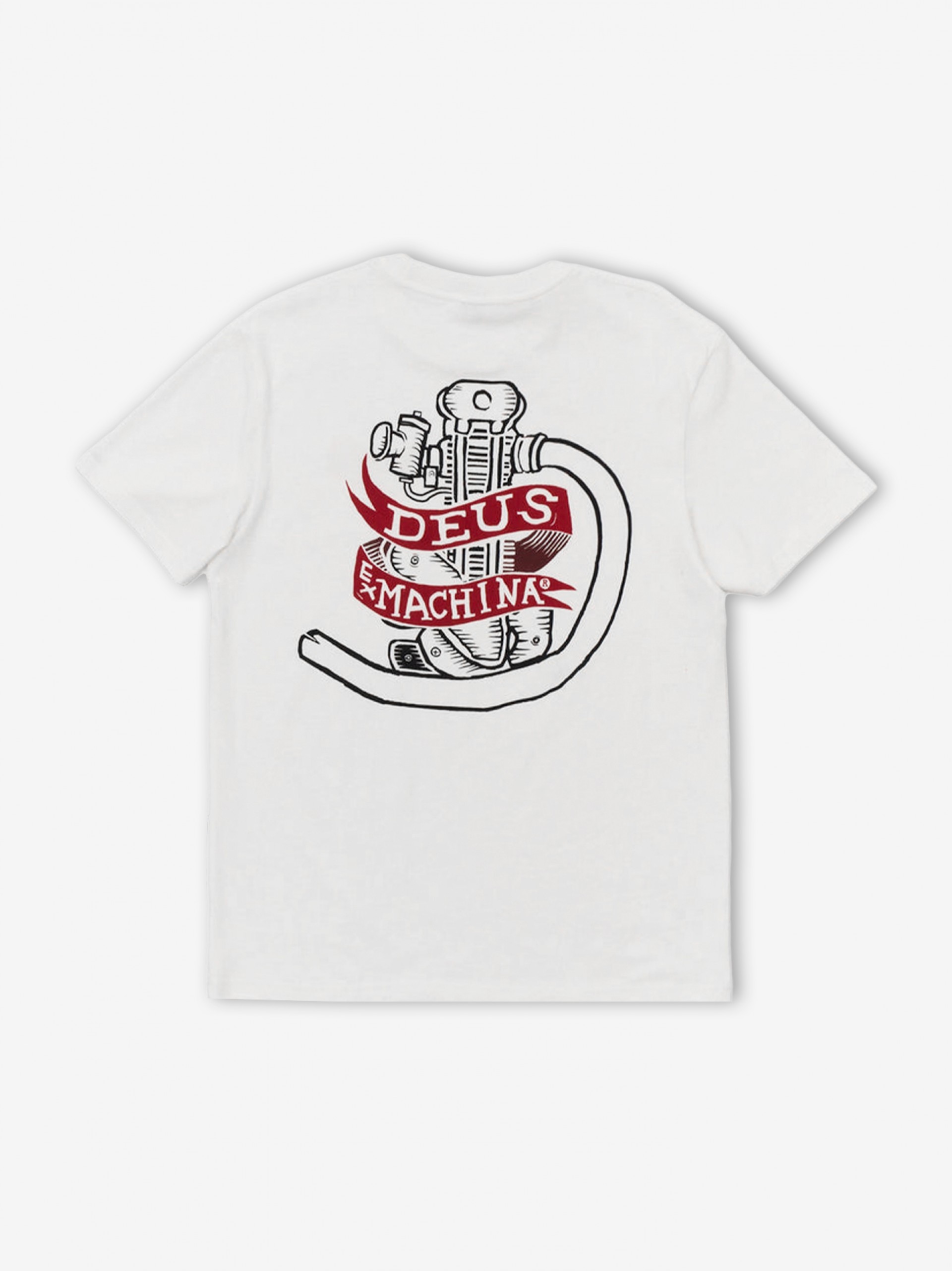Deus Ex Machina Jailer Sappy White T-shirt