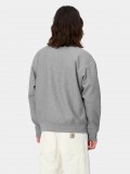 Carhartt WIP American Script Grey Zip Sweater