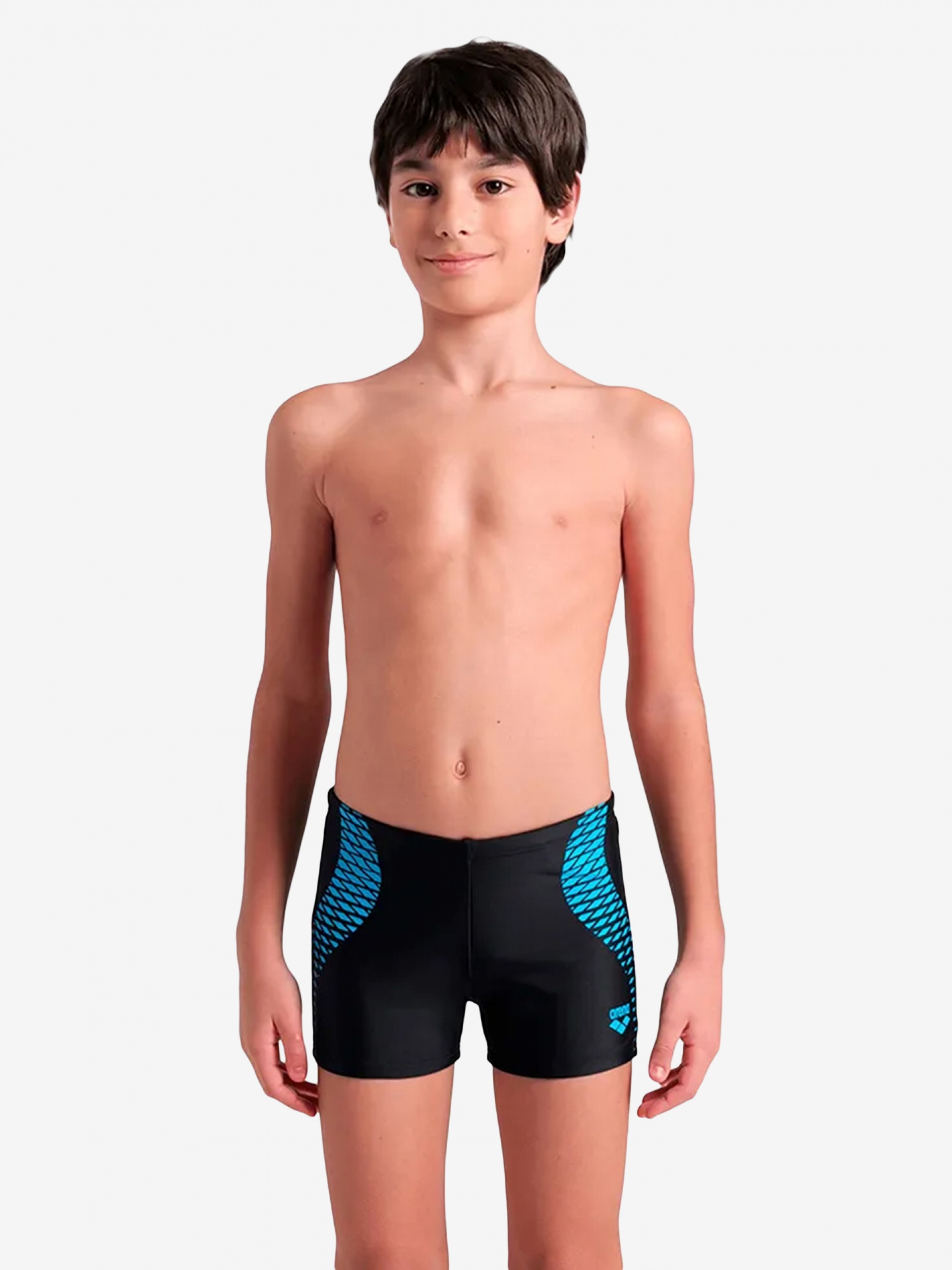 Arena Openings Kids Black and Blue Swimming Shorts