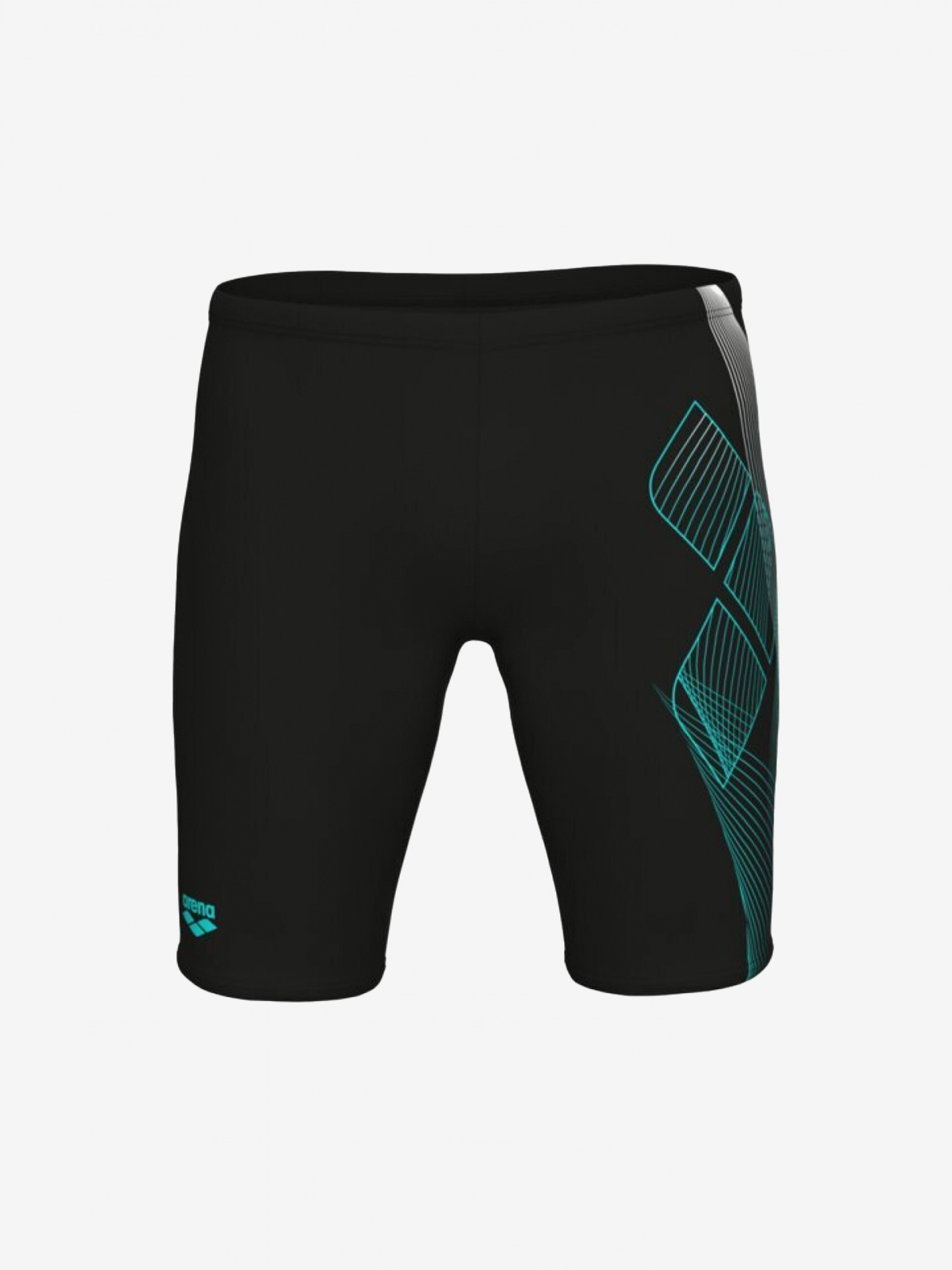 Arena Jammer Sea Water Kids Black Swimming Shorts