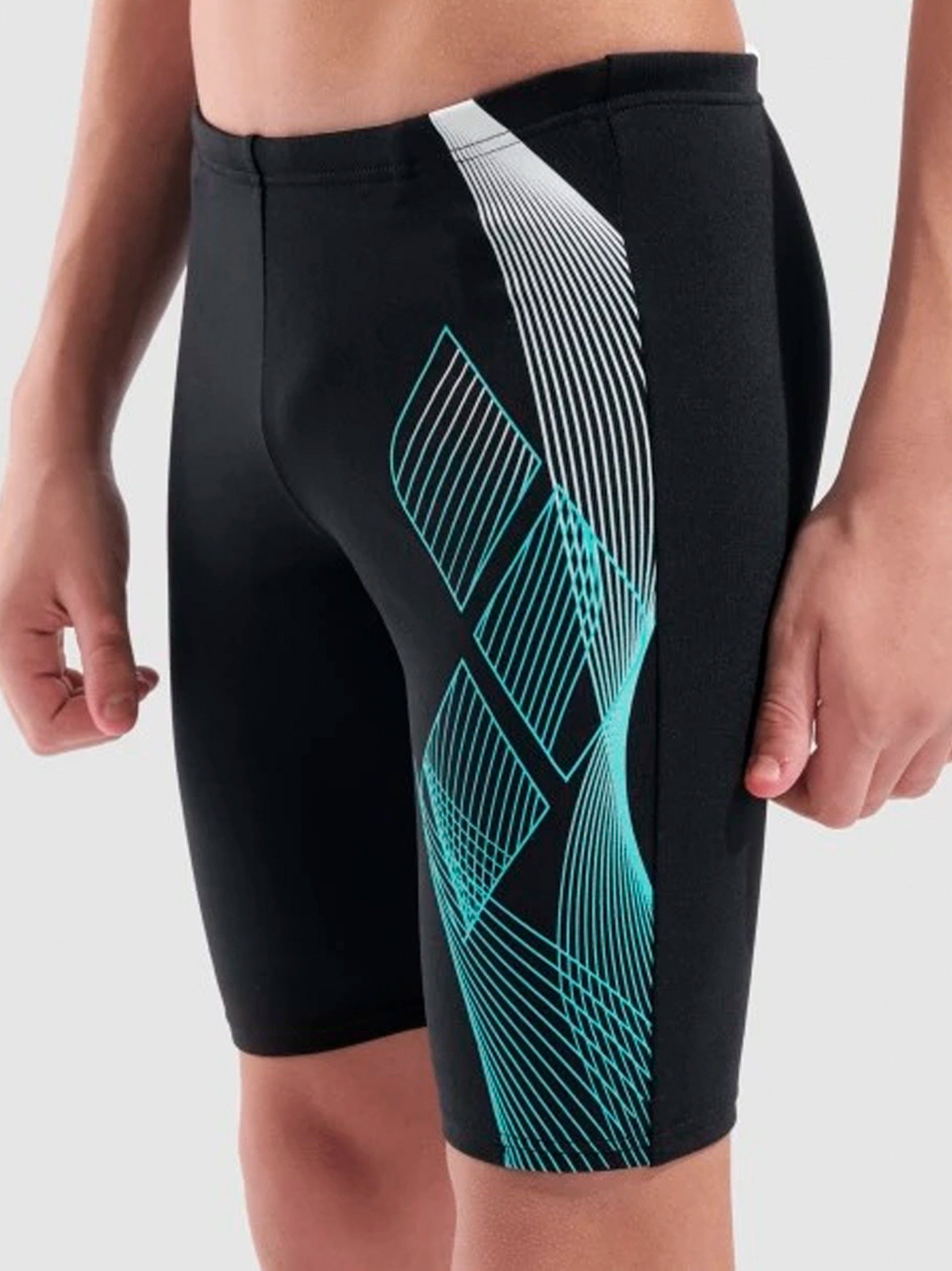 Arena Jammer Sea Water Kids Black Swimming Shorts