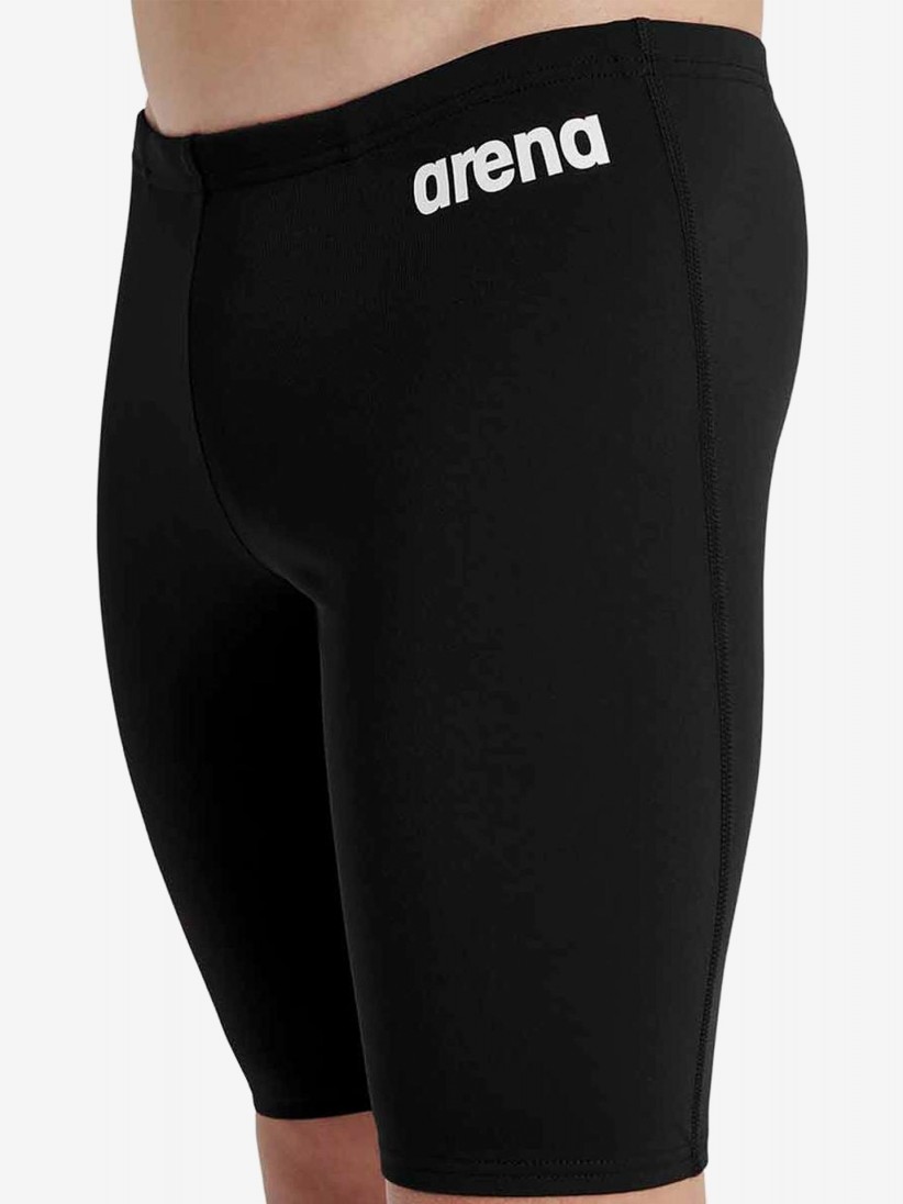 Arena Team Swim Jammer Solid Kids Black Swimming Shorts