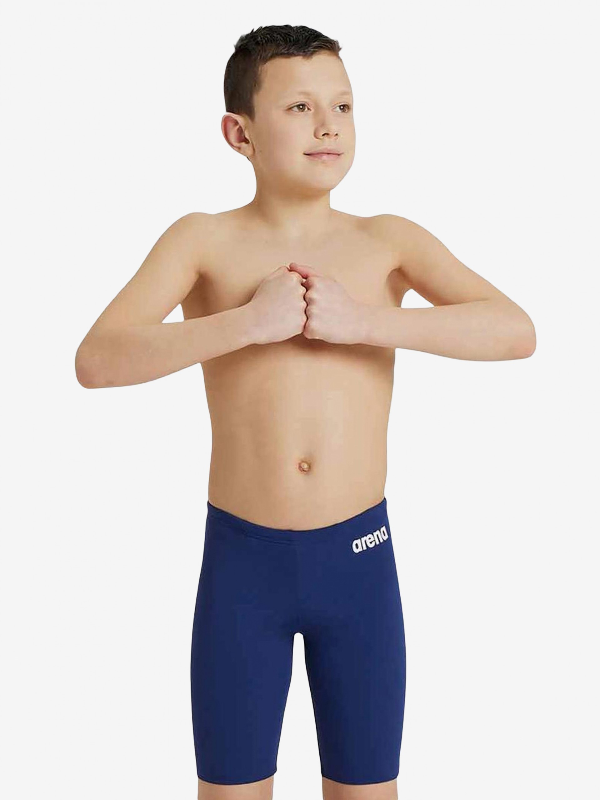 Arena Team Swim Jammer Solid Kids Blue Swimming Shorts