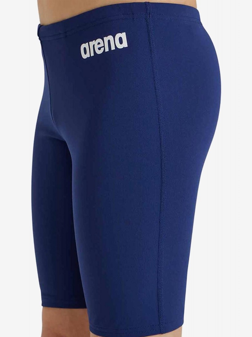 Arena Team Swim Jammer Solid Kids Blue Swimming Shorts