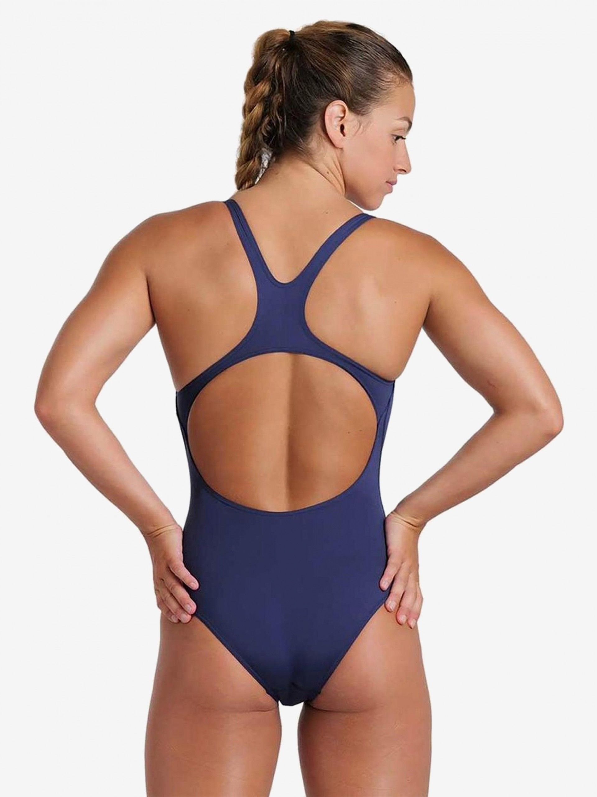 Fato de Banho Arena Team Swim Pro Solid Azul