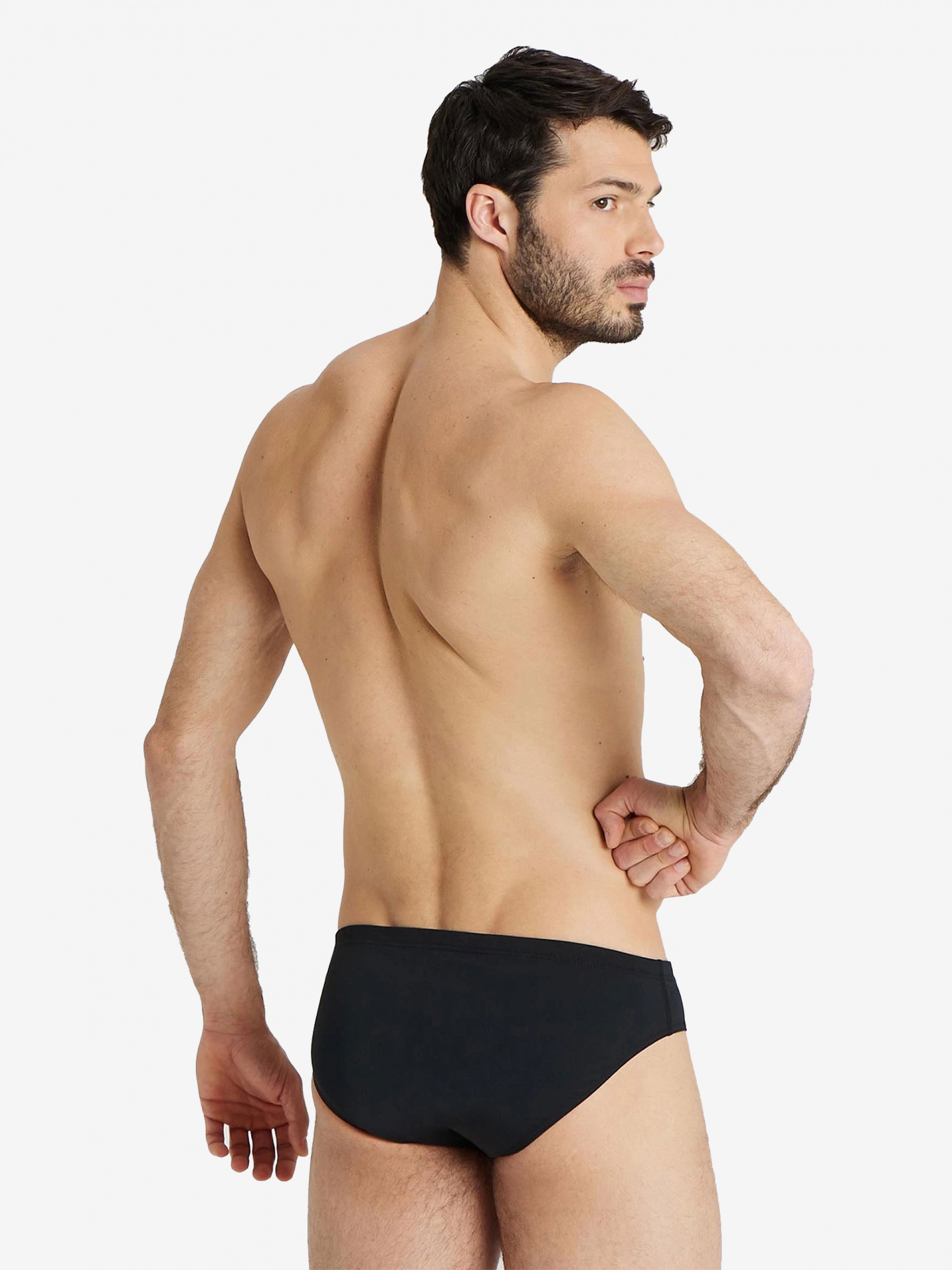 Bañador de Natación Arena Team Brief Solid Negro