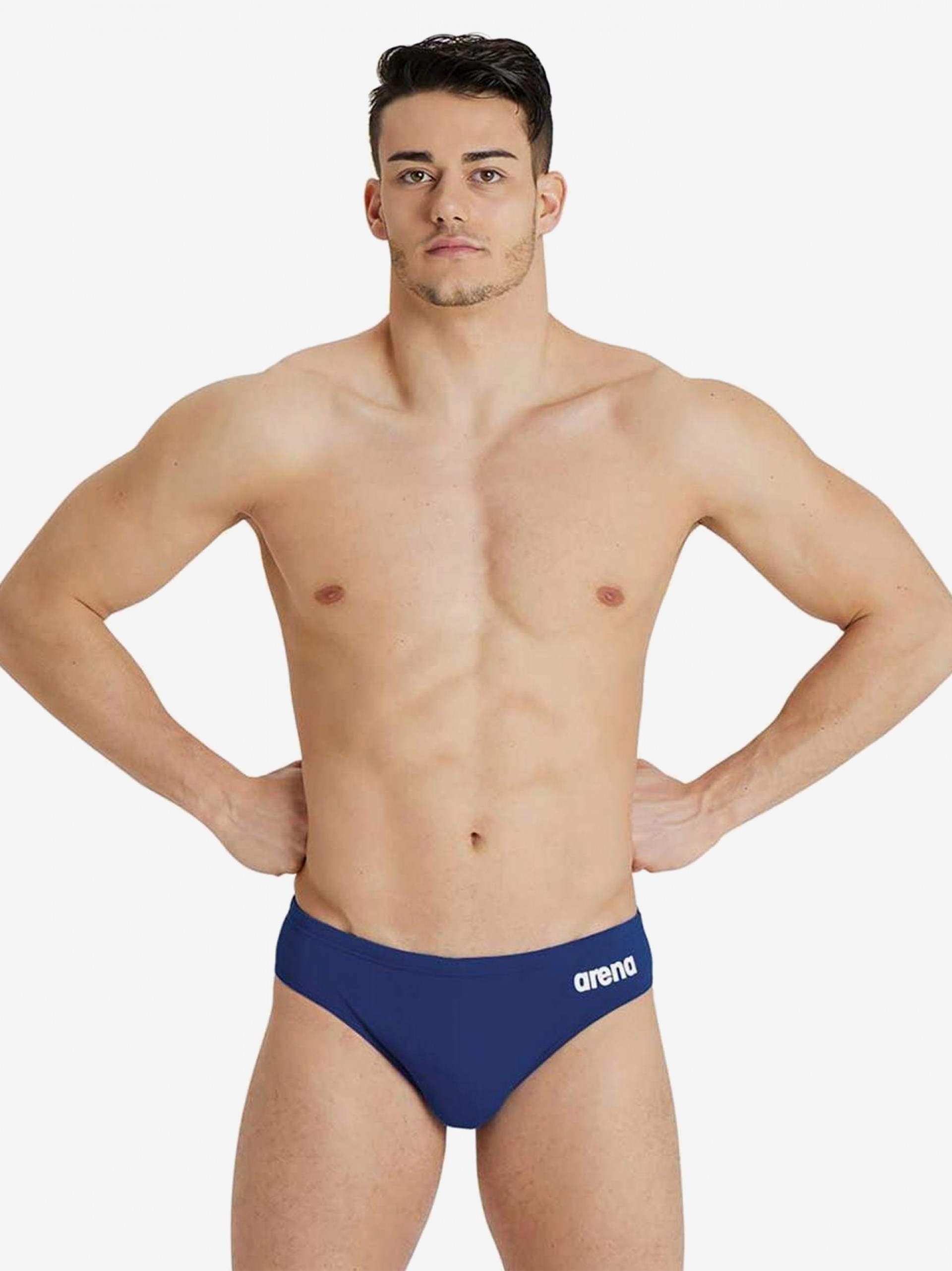 Calções de Natação Arena Team Brief Solid Azuis