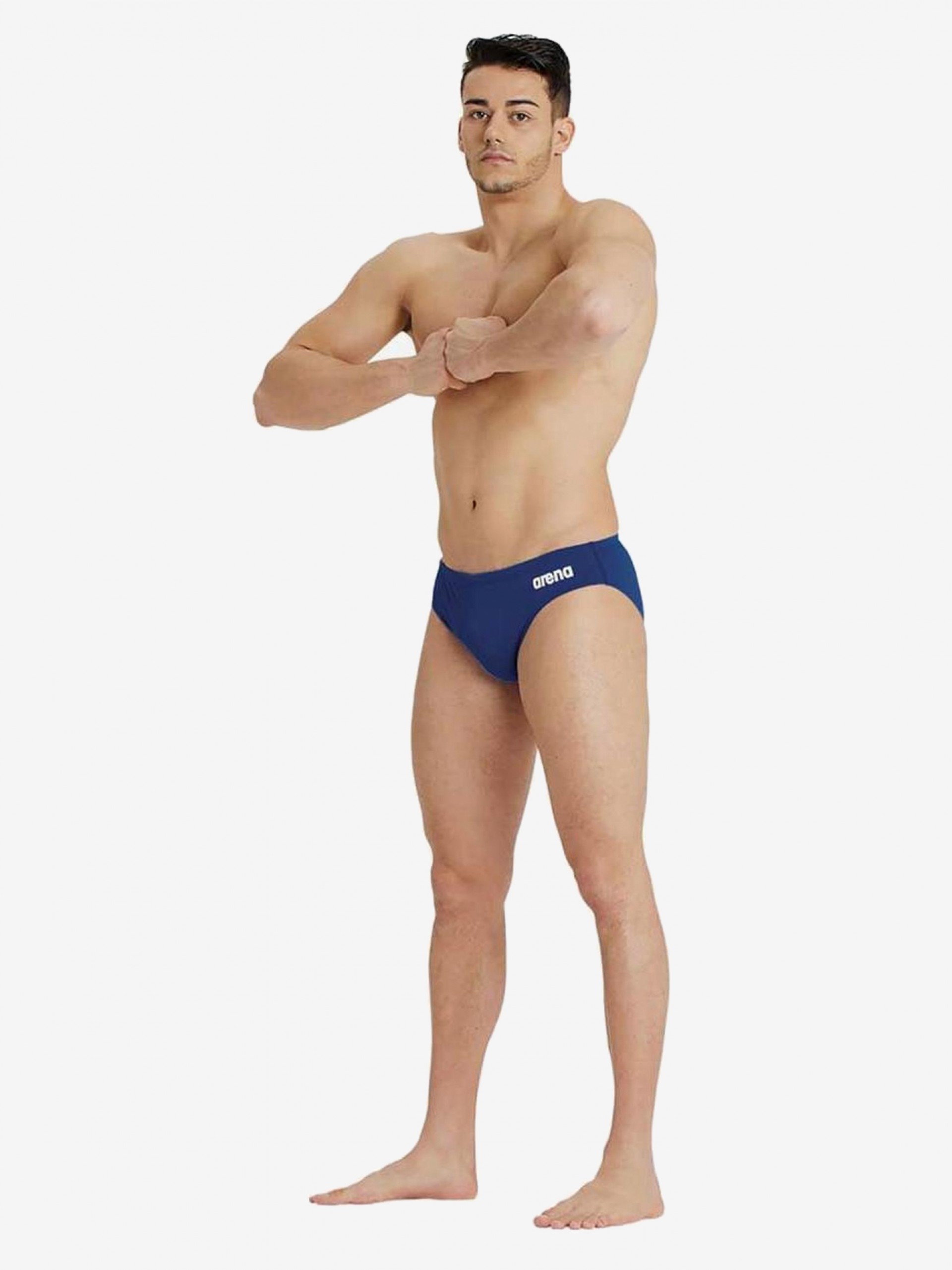 Calções de Natação Arena Team Brief Solid Azuis