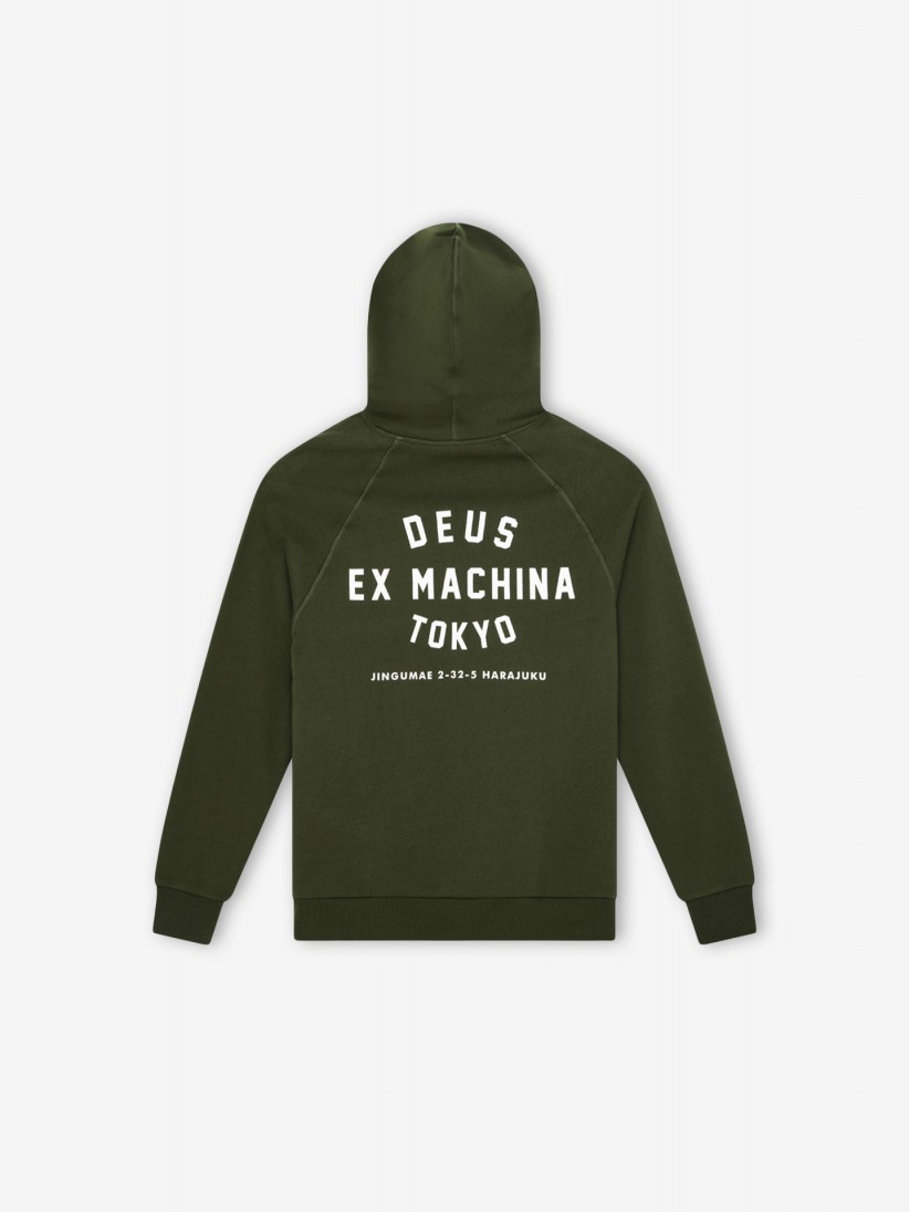Camisola com Capuz Deus Ex Machina Harajuku Address Verde