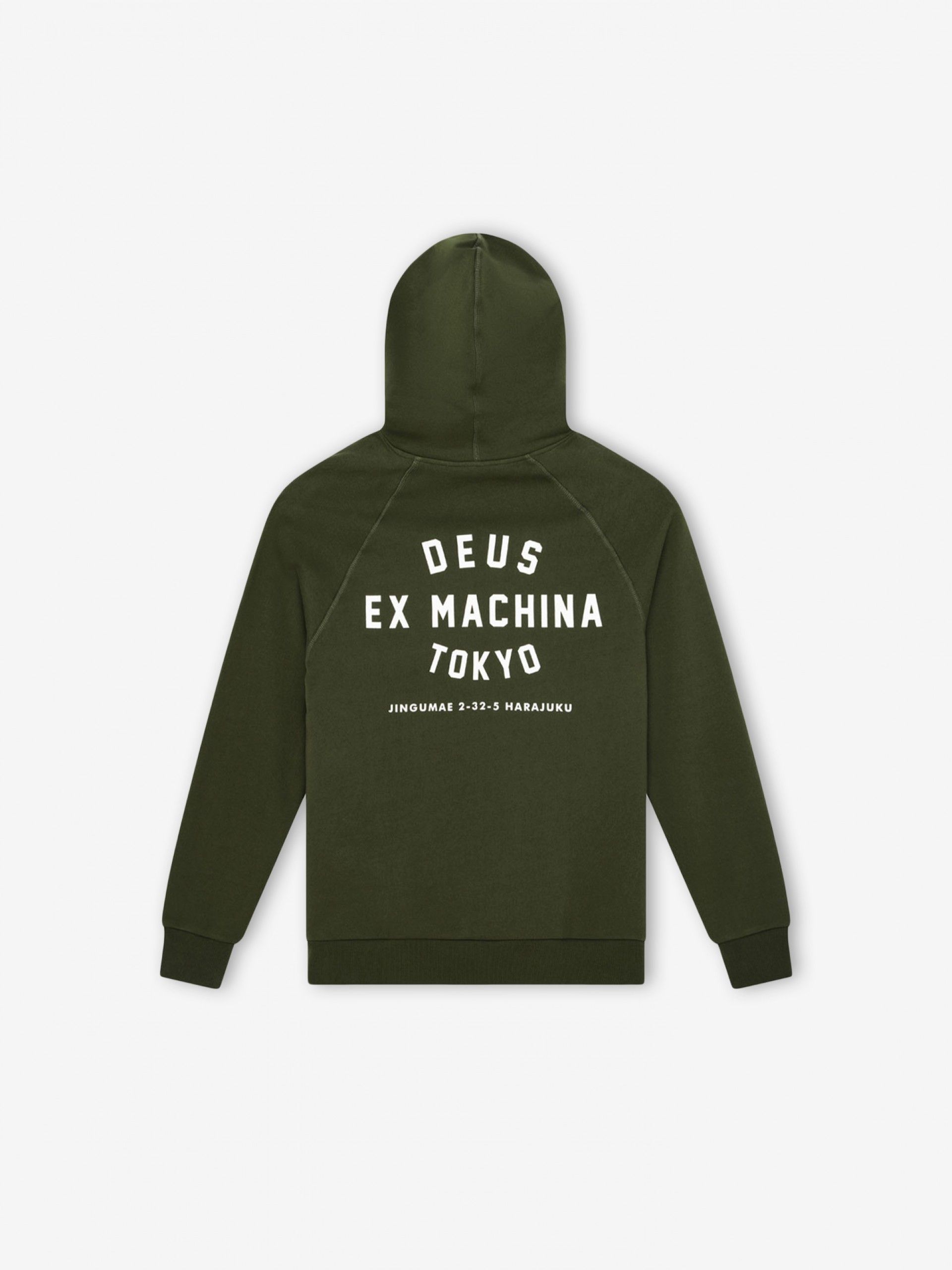Deus Ex Machina Harajuku Address Green Hoodie