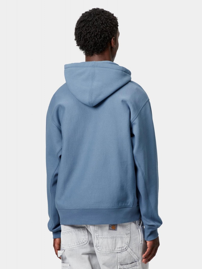 Carhartt WIP American Script Blue Hoodie