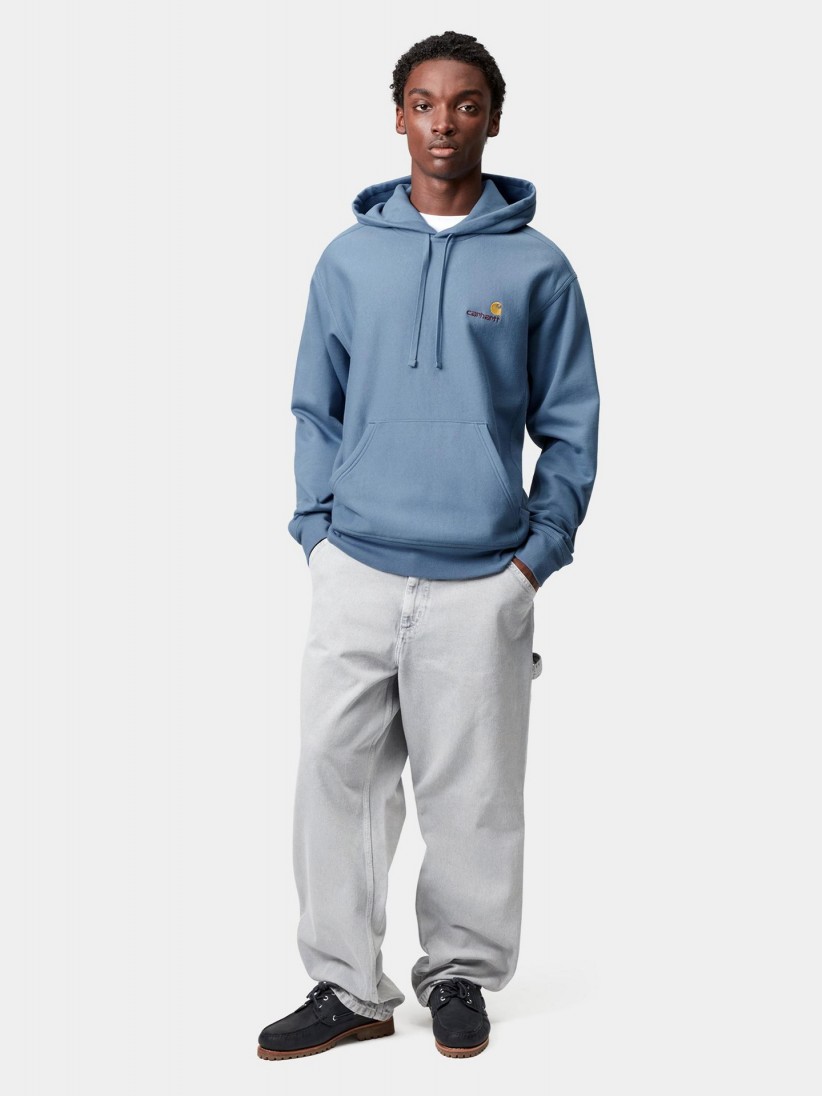 Carhartt WIP American Script Blue Hoodie