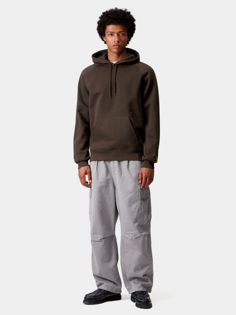 Camisola com Capuz Carhartt WIP Chase Castanha
