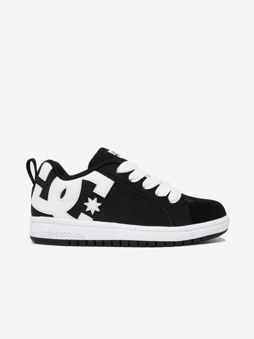 Sapatilhas DC Shoes Court Graffik Kids Pretas