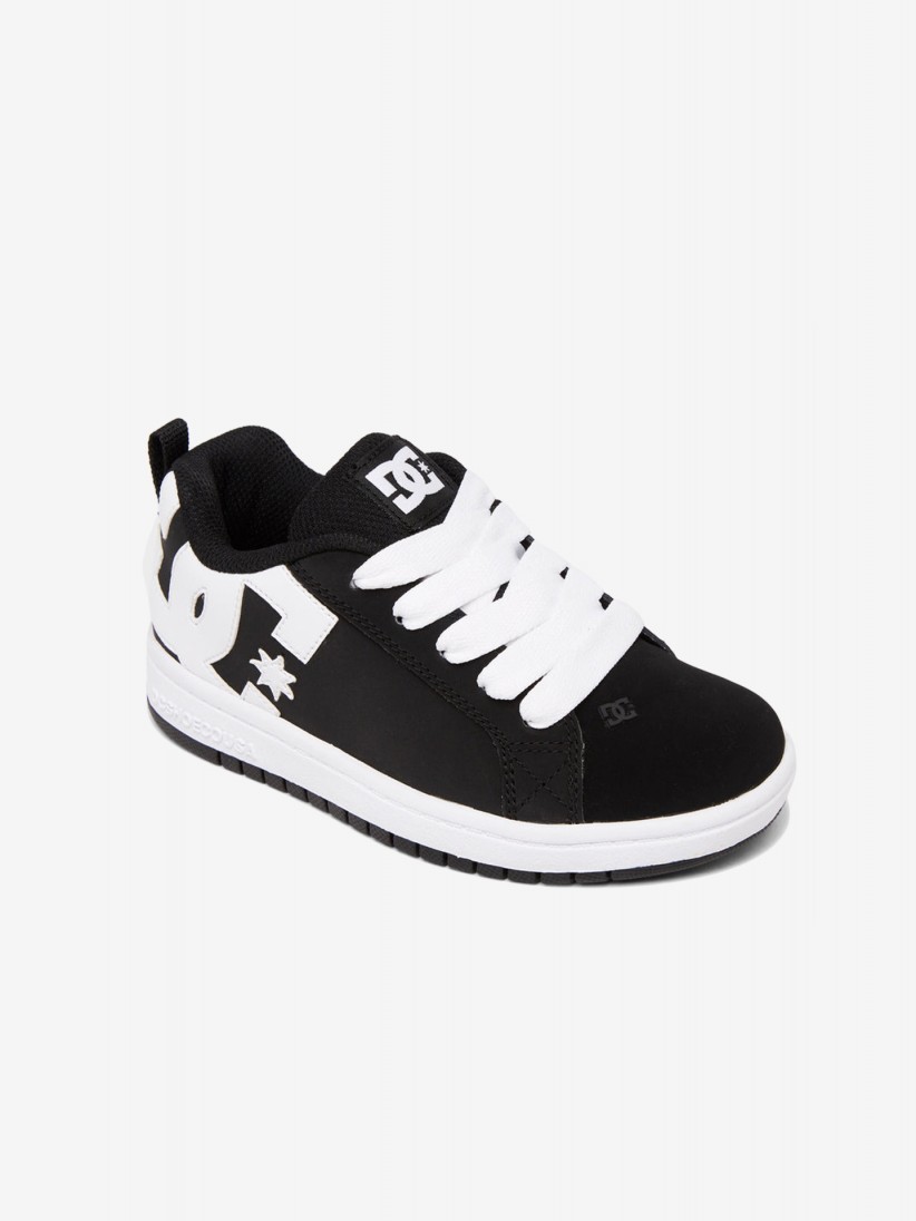 Sapatilhas DC Shoes Court Graffik Kids Pretas