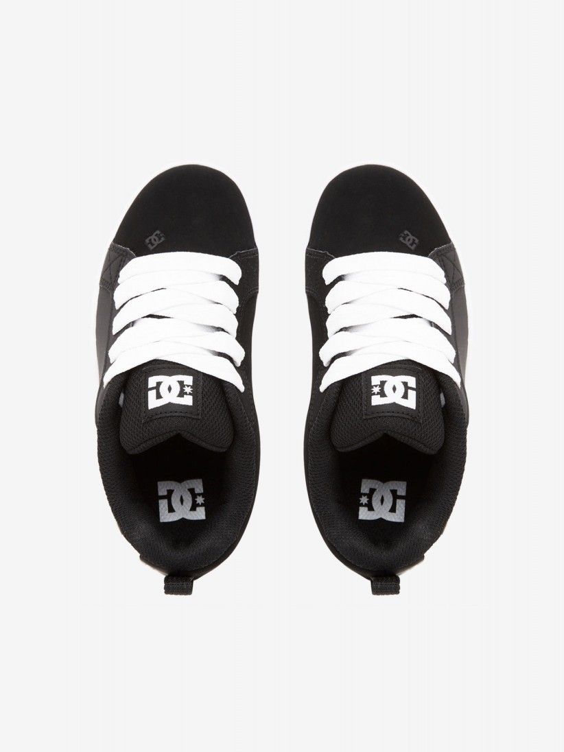 Sapatilhas DC Shoes Court Graffik Kids Pretas