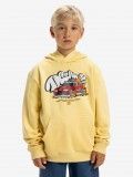 Camisola com Capuz DC Shoes Tire Fire Kids Amarela