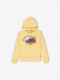 Camisola com Capuz DC Shoes Tire Fire Kids Amarela